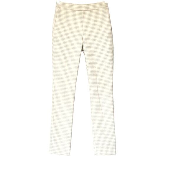 SEZANE Clara Trousers Camel/Ecru Houndstooth Women’s Size 34/US 2 EUC - Picture 3 of 15